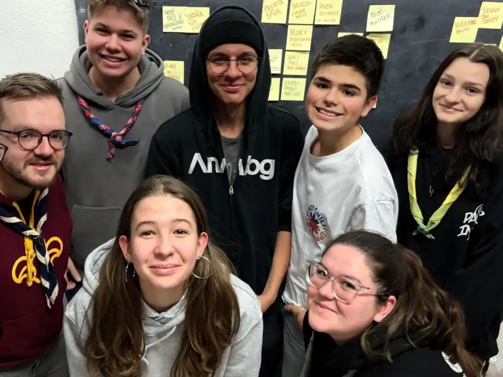 Jednohubka - rozvojový workshop pre lídrov 113. zboru Modré hory, Slovenský skauting, v Bratislave 4. 2. 2025. Foto - Michal Milla | Skautské huby