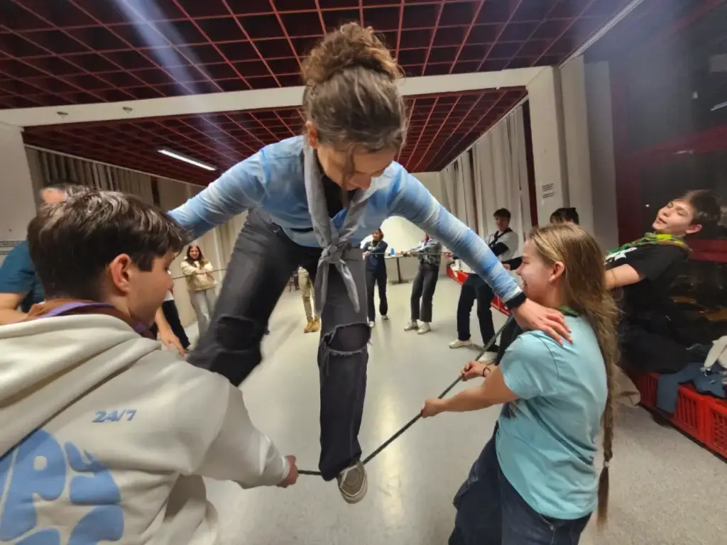 Jednohubka - rozvojový workshop pre lídrov 47. zboru skautov Rota Ferda Mravca, Slovenský skauting, v Bratislave 19. 3. 2025. Foto - Adam Jakubička | Skautské huby